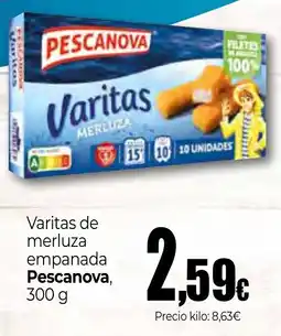 Unide Market Pescanova varitas merluza oferta