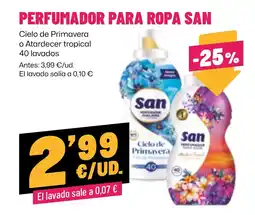 AhorraMas San perfumador para ropa oferta