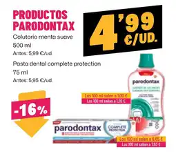 AhorraMas parodontax colutorio menta suave oferta