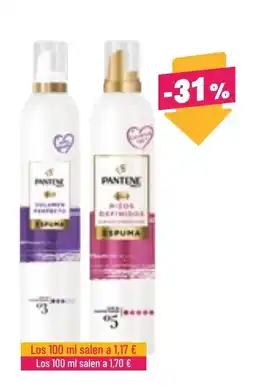 AhorraMas Pantene espuma oferta
