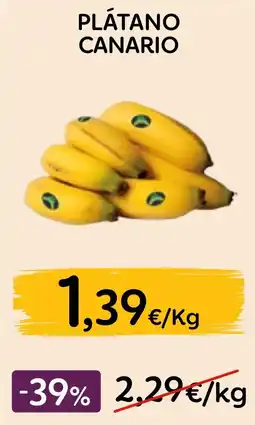 AhorraMas Plátano Canario oferta