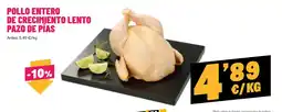AhorraMas Pazo de piás pollo entero de crecimiento lento oferta