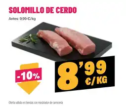 AhorraMas Solomillo de cerdo oferta
