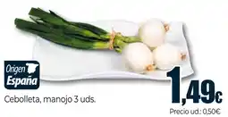 Unide Market Cebolleta, manojo 3 uds. oferta