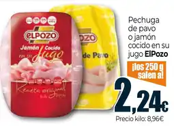 Unide Market elpozo jamón cocido en su jugo oferta