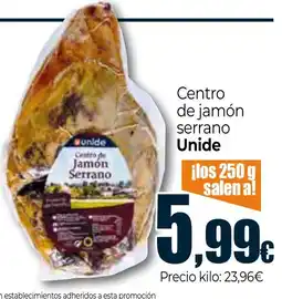 Unide Market Unide centro de jamón serrano oferta