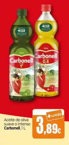 Unide Market Carbonell aceite de oliva suave o intenso oferta