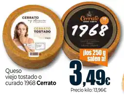 Unide Market Cerrato queso viejo tostado o curado 1968 oferta