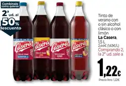 Unide Market La Casera tinto de verano oferta