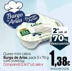 Unide Market Burgo de Arias queso mini cabra oferta