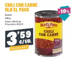 AhorraMas Old el paso chili con carne oferta