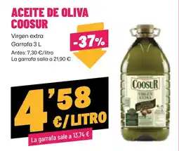 AhorraMas Coosur aceite de oliva virgen extra oferta