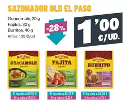 AhorraMas Old El Paso sazonador oferta