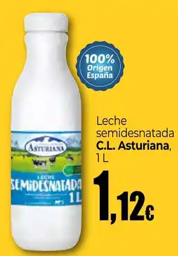 Unide Market C.L. Asturiana leche semidesnatada oferta