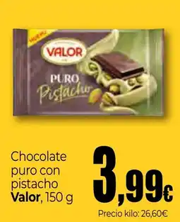 Unide Market Valor chocolate puro con pistacho oferta
