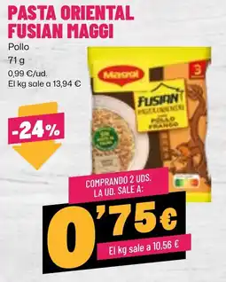 AhorraMas Maggi pasta oriental fusian maggi oferta