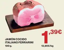 El Corte Inglés Ferrarini - jamón cocido italiano oferta