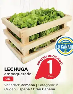 SPAR Gran Canaria Lo Canari lechuga empaquetada oferta