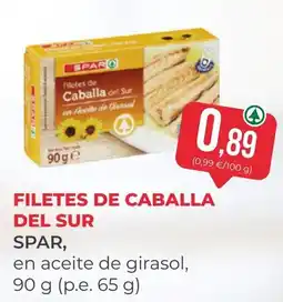 SPAR Gran Canaria spar filetes de caballa del sur oferta