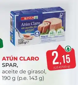 SPAR Gran Canaria Atún claro oferta