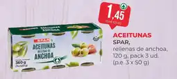 SPAR Gran Canaria SPAR aceitunas rellenas de anchoa oferta