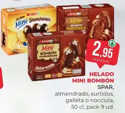 SPAR Gran Canaria spar helado mini bombon oferta