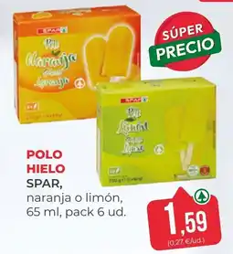 SPAR Gran Canaria Polo hielo spar oferta
