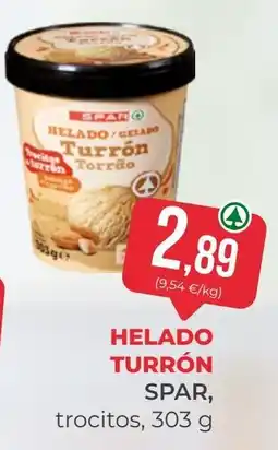 SPAR Gran Canaria Helado Turrón Spar oferta