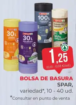 SPAR Gran Canaria Bolsa de basura Spar oferta
