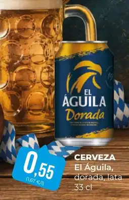 SPAR Gran Canaria El Aguila cerveza dorada oferta