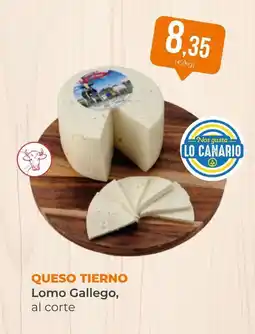 SPAR Gran Canaria Queso Tierno Lomo Gallego, al corte oferta