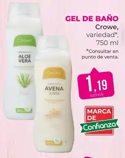 SPAR Gran Canaria Crowe gel de baño oferta