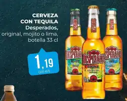 SPAR Gran Canaria Desperados cerveza con tequila oferta