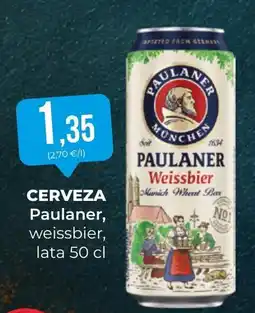 SPAR Gran Canaria Paulaner weissbier oferta