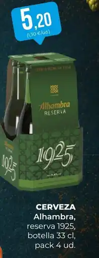 SPAR Gran Canaria Alhambra cerveza reserva 1925 oferta