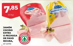 SPAR Gran Canaria ricura jamón cocido extra o pechuga de pavo oferta