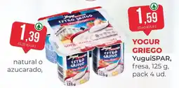 SPAR Gran Canaria YuguiSPAR yogur griego oferta