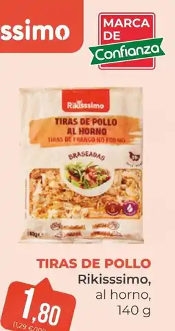 SPAR Gran Canaria Rikissimo tiras de pollo al horno oferta