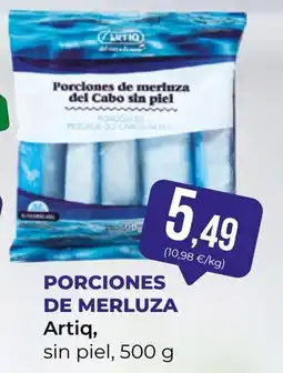 SPAR Gran Canaria Artiq porciones de merluza del cabo sin piel oferta