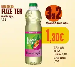 SPAR Gran Canaria Fuze Tea maracuyá refrescos oferta