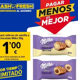Cash Fresh Milka Choco Croissant oferta