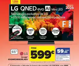 Carrefour LG QNED evo AI Mini LED TV 65" oferta