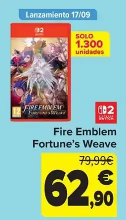 Carrefour Fire Emblem Fortune's Weave oferta