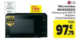 Carrefour LG Microondas MH6535GIS oferta