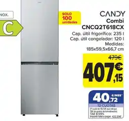 Carrefour Candy Combi CNCQ2T618CX oferta