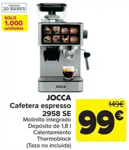 Carrefour Jocca cafetera espresso 2958 se oferta