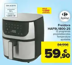 Carrefour Carrefour Home freidora haf9l1800-25 oferta