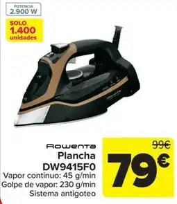 Carrefour Rowenta Plancha DW9415F0 oferta