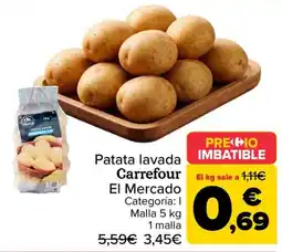 Carrefour Carrefour patata lavada oferta