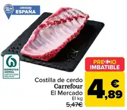 Carrefour Carrefour Costilla de cerdo oferta